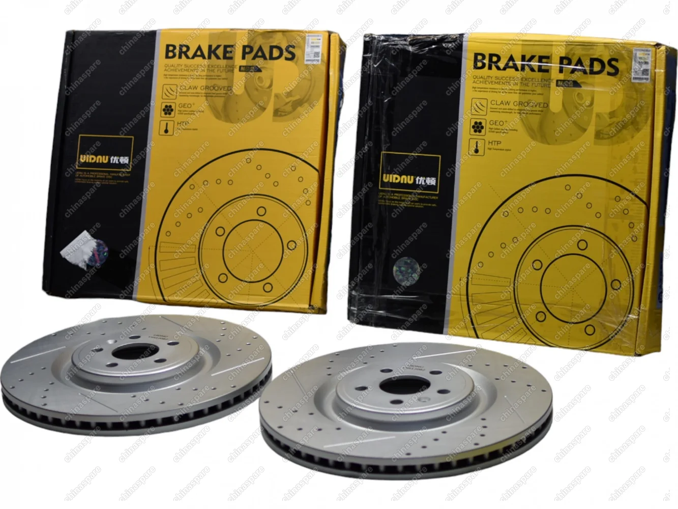 Диски тормозные передние перфорированные с насечками UIDNU ZEEKR 001