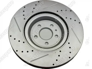 Диски тормозные передние перфорированные с насечками UIDNU ZEEKR 001