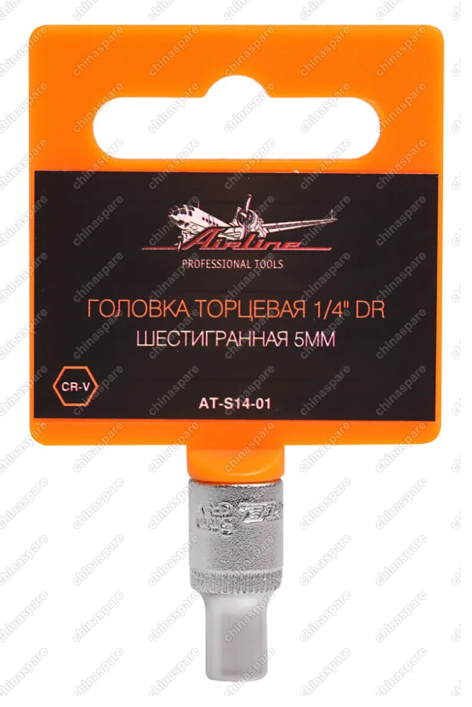 Головка торцевая ¼ дюйма DR шестигранная 5мм