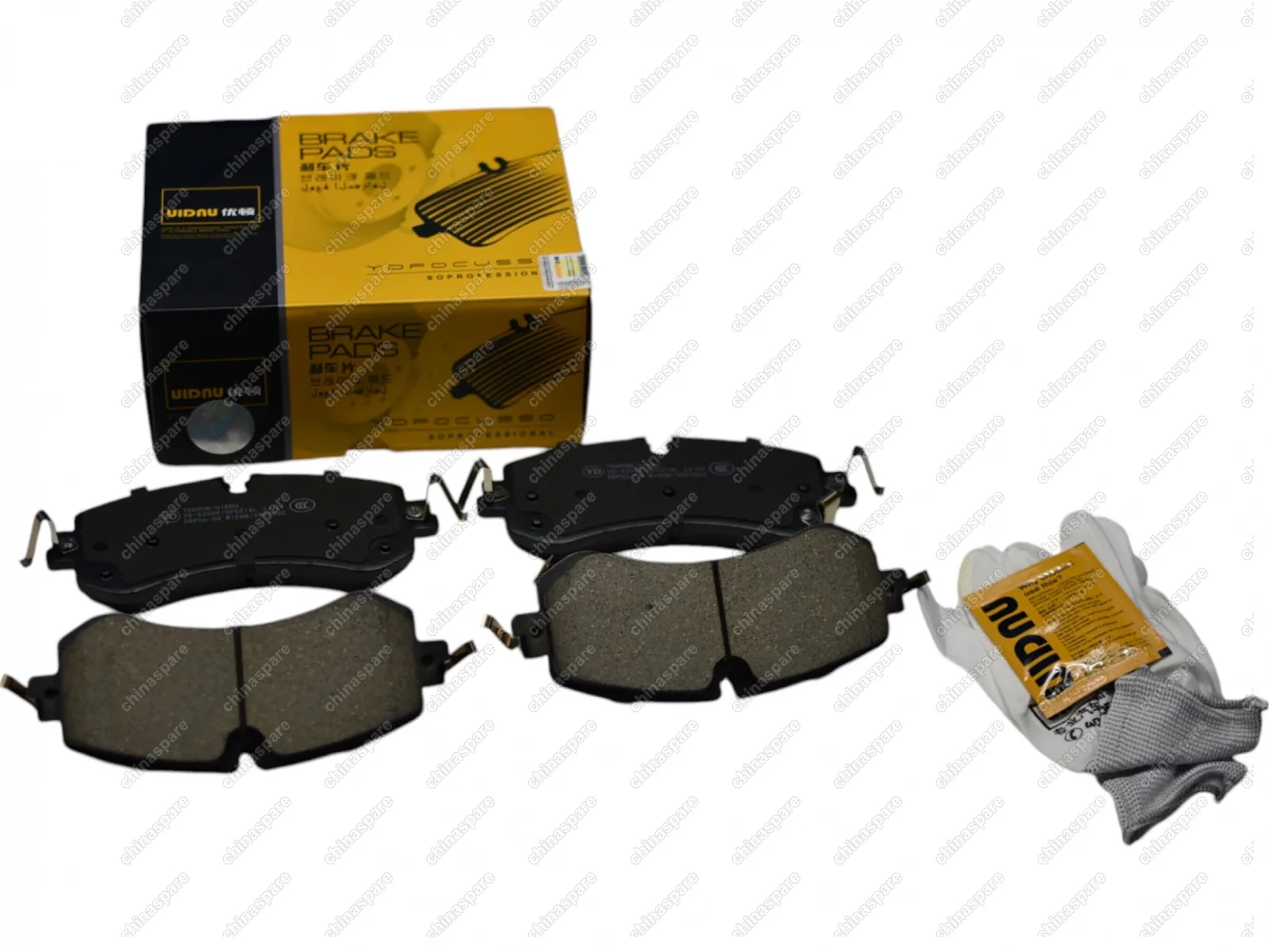 Колодки тормозные передние UIDNU FAW Bestune T99 / Hongqi HS5 / 3501G10DD01 / 3501X75DD01C / 3501X75DD02