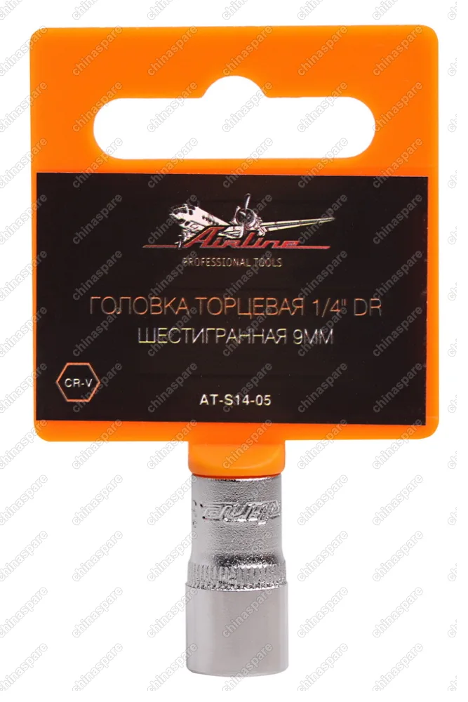 Головка торцевая ¼ дюйма DR шестигранная 9мм