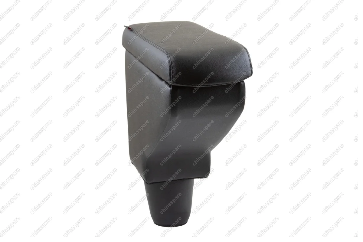 REST789037 Автоподлокотник RESTIN для RENAULT Logan, 2018-; RENAULT Sandero, 2018-;  RENAULT Sandero Stepway, 2018-, черный, экокожа (на "ноге")