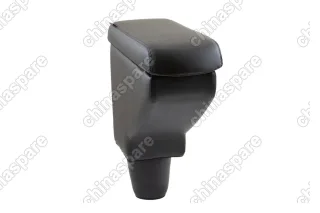 REST789037 Автоподлокотник RESTIN для RENAULT Logan, 2018-; RENAULT Sandero, 2018-;  RENAULT Sandero Stepway, 2018-, черный, экокожа (на "ноге")