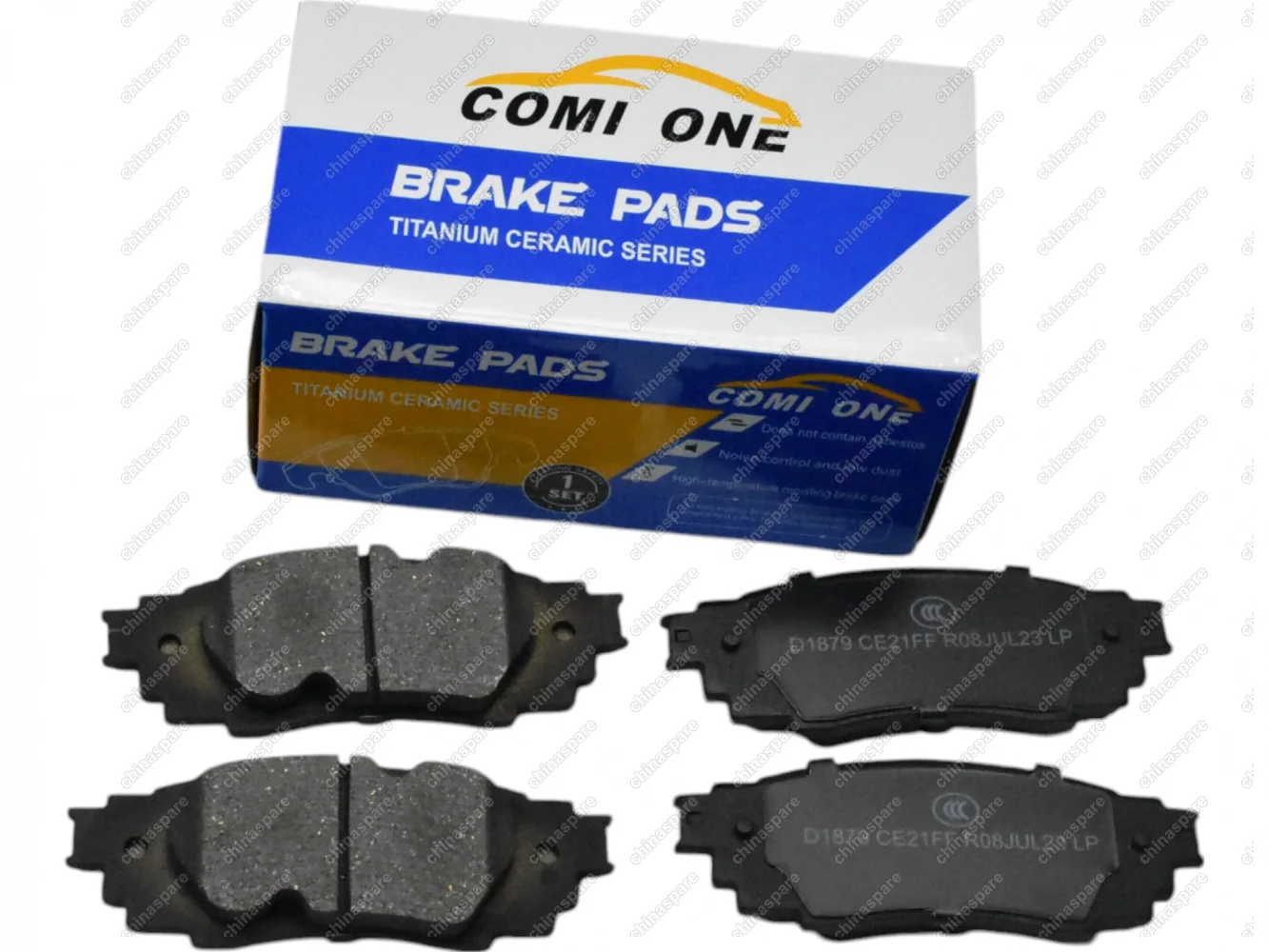 Колодки тормозные задние керамические Comi One Toyota Camry 9, C-XP, PAB 5, Lexus ES