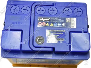 Аккумулятор АКОМ+ EFB (Start-Stop) 60Ah/600 (плюс справа) Geely Coolray / Changan CS55 / Chery Tiggo 7 Pro, 4Pro / FAW Besturn X80 (242x175x190)