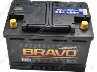 Аккумулятор AKOM Bravo 74Ah/650 (плюс справа) Haval F7 / Jolion (277x175x190)