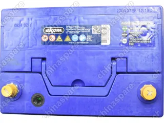 Аккумулятор АКОМ Asia EFB 75Ah/750 (плюс справа) Geely Emgrand X7 (260x173x225)