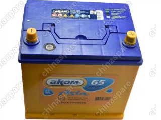 Аккумклятор АКОМ Asia 65Ah/570 (плюс справа) Geely Emgrand EC7 (232x173x225)