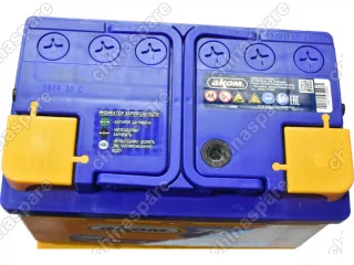 Аккумулятор АКОМ 75Ah/750 (плюс слева) Great Wall Hover/Hover H6 (277x175x190)