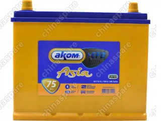 Аккумулятор АКОМ Asia EFB 75Ah/750 (плюс слева) Haval H6 (260x173x225)