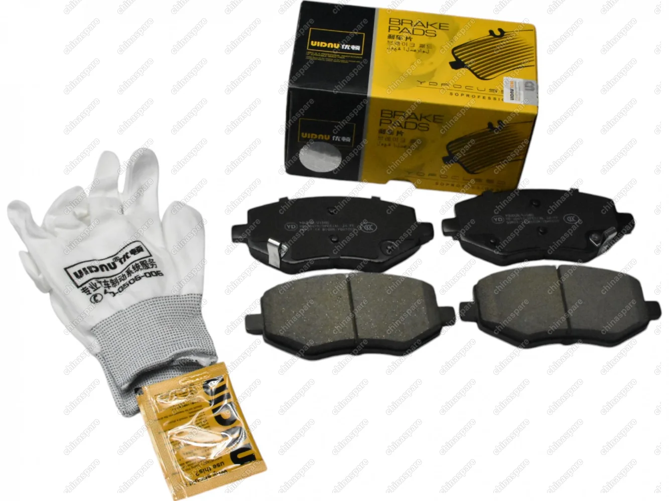 Колодки тормозные передние UIDNU Geely Okavango VX-11