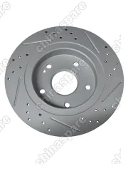 Диски тормозные задние UIDNU (комплект) Changan UNI-V 1,5T (перфорированный, с насечками)