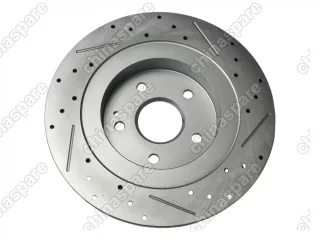 Диски тормозные задние (комплект) UIDNU (перфорированные, с насечками) Geely Okavango VX-11 (4050093200)