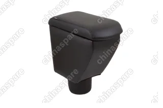 Автоподлокотник RESTIN для HYUNDAI Getz, 2002-2011, черный, экокожа