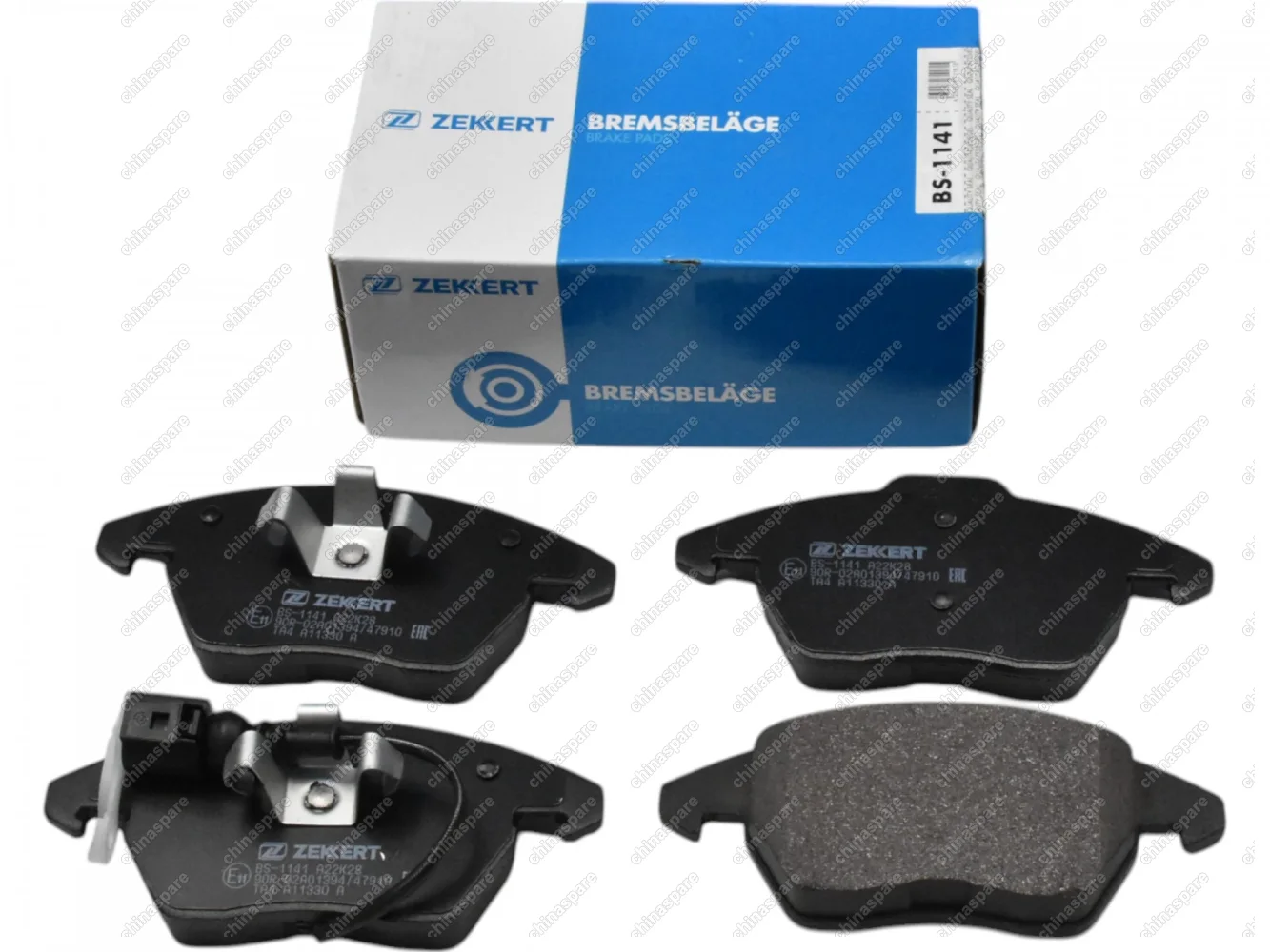 Колодки тормозные передние Zekkert Volkswagen Polo / Rapid / Octavia / Tiguan 07 / Golf V-VI / Jetta