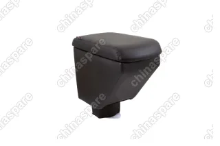 Автоподлокотник RESTIN для SKODA Yeti, 2009-2014, черный, экокожа