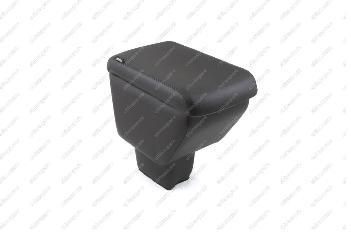 Автоподлокотник RESTIN для KIA Rio III, 2011-2016, черный, экокожа