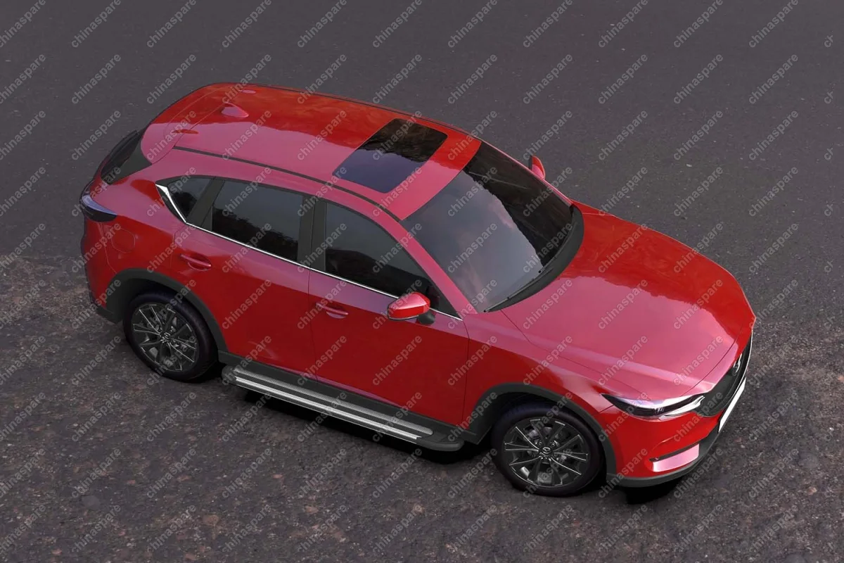 AFZDAALMZCX17504 Комплект алюминиевых порогов Arbori Luxe Silver 1700 для MAZDA CX-5 2017-нв