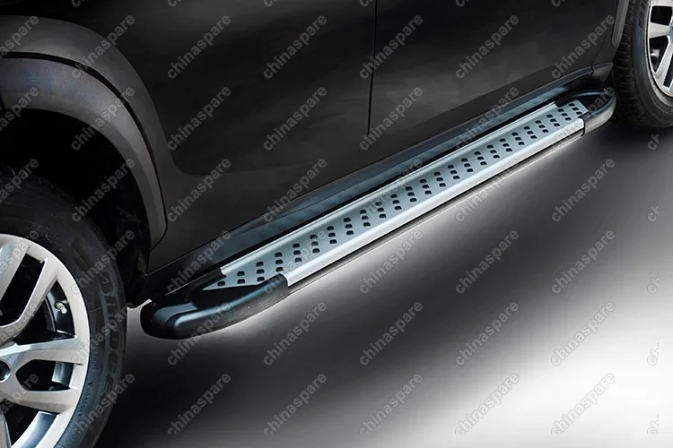 Комплект пороги алюминиевый профиль,Mitsubishi Pajero IV 2011-