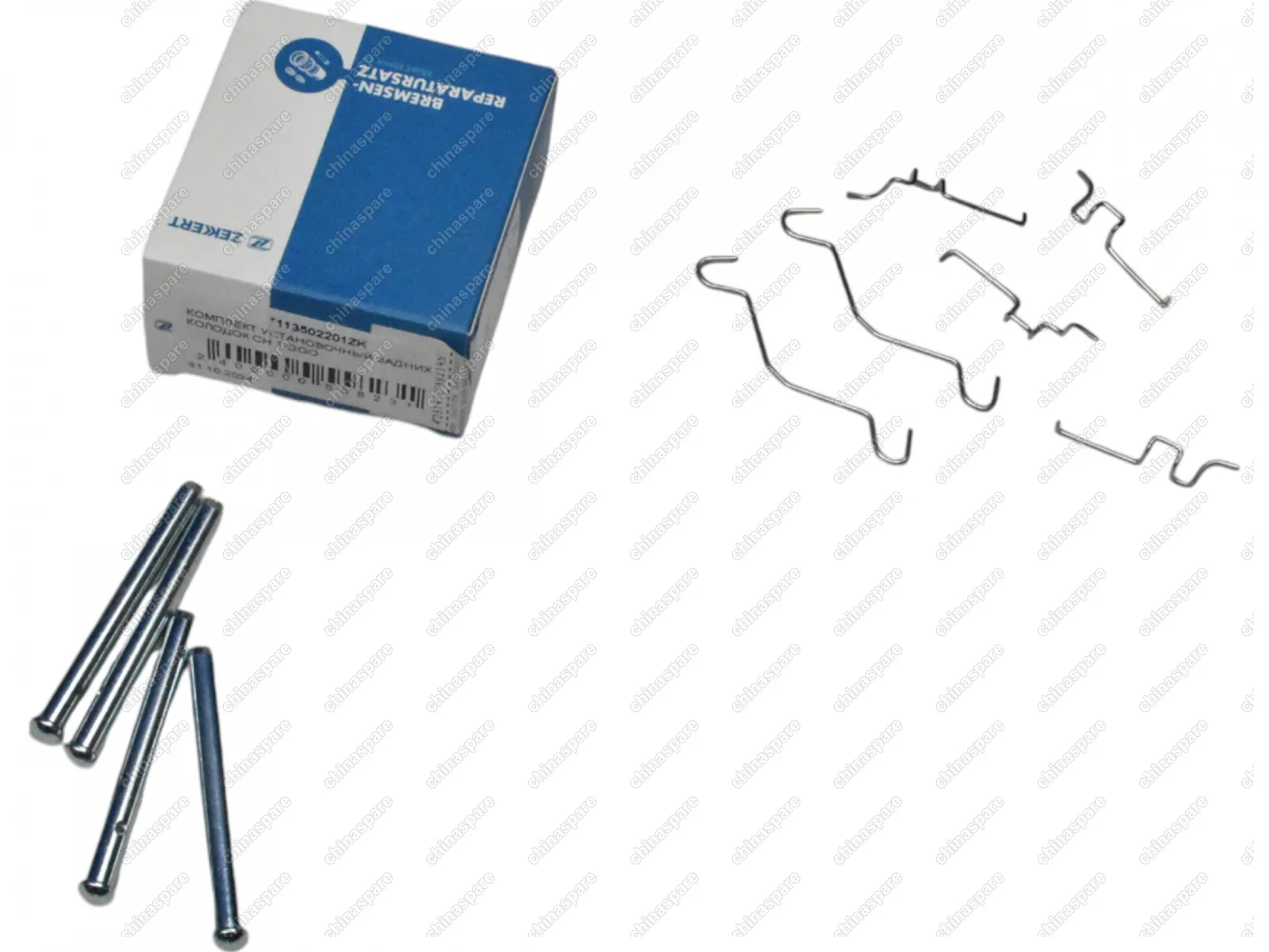 Комплект установочный задних колодок Zekkert Chery Tiggo