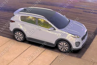 AFZDAALKSP1601 Комплект алюминиевых порогов Arbori Optima Black 1700 для KIA Sportage 2016-нв