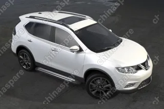 AFZDAALNXT1504 Комплект алюминиевых порогов Arbori Luxe Silver 1700 для NISSAN X-Trail 2015-нв