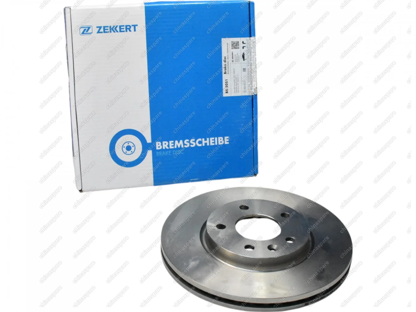Диск тормозной передний Zekkert Chevrolet Trailblazer 2021- / New Equinox 1,5T / 2,0 / Cruze 09- / Volt 11- / Malibu 16-21 / Equinox 18-21 300мм 13515289, 13517843, 13537160, 13583708