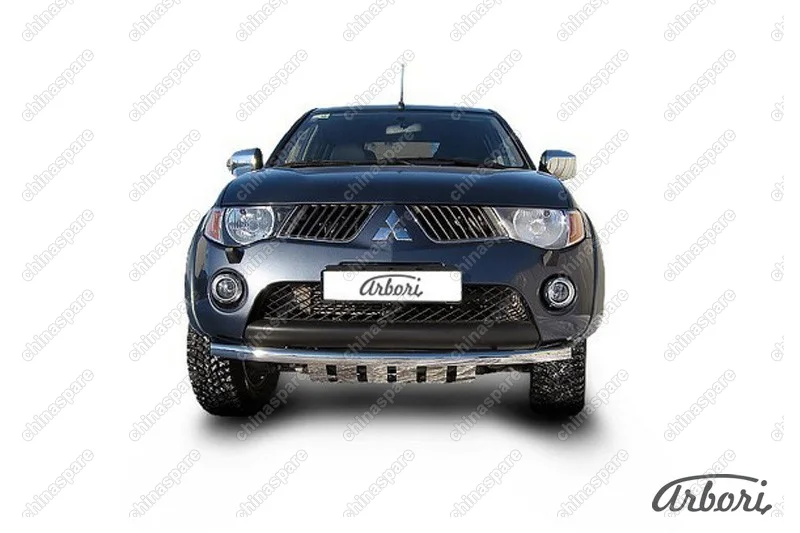 AFZDAML10 Защита переднего бампера d57 Arbori нерж. сталь для MITSUBISHI L200 2006-2015