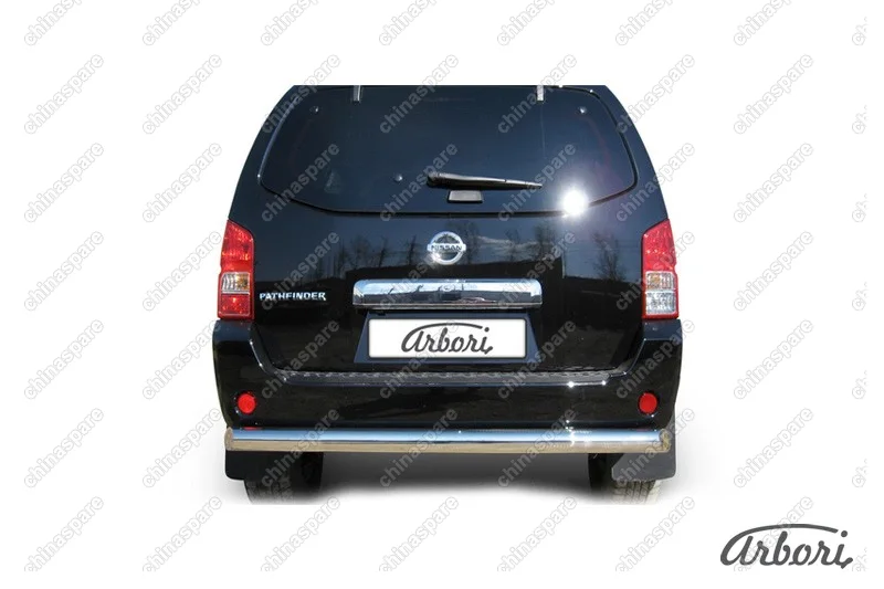 AFZDANIP1107 Защита заднего бампера d76 Arbori нерж. сталь для Nissan PATHFINDER 2011-2014
