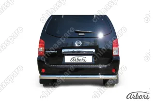 AFZDANIP1107 Защита заднего бампера d76 Arbori нерж. сталь для Nissan PATHFINDER 2011-2014