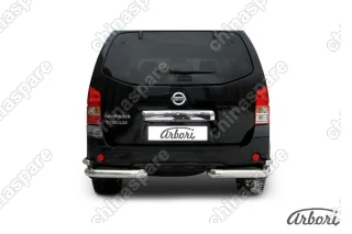 AFZDANIP1109 Уголки d76+d42 двойные Arbori нерж. сталь для Nissan PATHFINDER 2011-2014