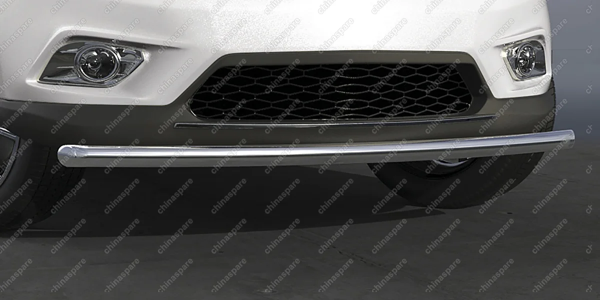 AFZDANXT1505 Защита переднего бампера d57 короткая Arbori нерж. сталь для NISSAN X-Trail 2015-нв