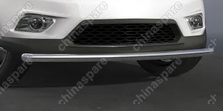 AFZDANXT1505 Защита переднего бампера d57 короткая Arbori нерж. сталь для NISSAN X-Trail 2015-нв