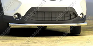 Защита переднего бампера d57 Arbori нерж. сталь для NISSAN Qashqai 2014-нв