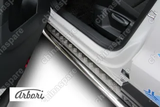 AFZDAVWTIG07 Защита порогов d57 с листом Arbori нерж. сталь для Volkswagen TIGUAN 2011-2017