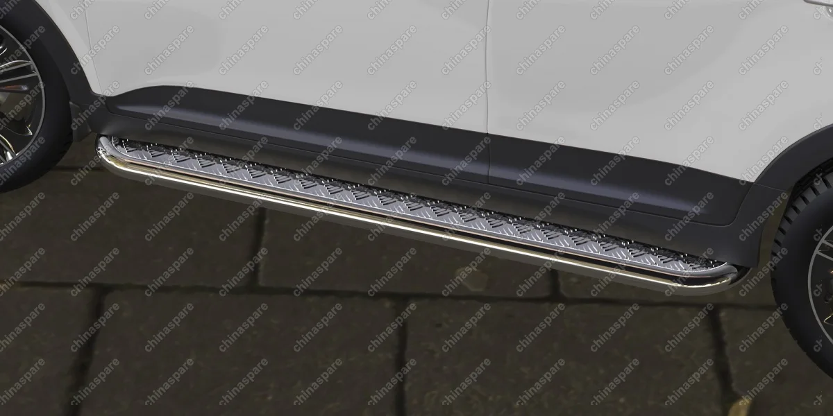 AFZDAHCRET4WD06 Защита порогов d42 с листом усиленная Arbori нерж. сталь для HYUNDAI Creta 2016-нв