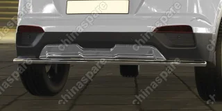 AFZDAHCRET4WD11 Защита заднего бампера d42 радиусная Arbori нерж. сталь для HYUNDAI Creta 2016-нв