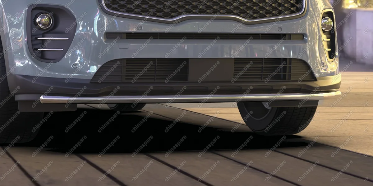 AFZDAKSP1602 Защита переднего бампера d42 Arbori нерж. сталь для Kia SPORTAGE 2016-2018
