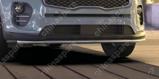 AFZDAKSP1602 Защита переднего бампера d42 Arbori нерж. сталь для Kia SPORTAGE 2016-2018
