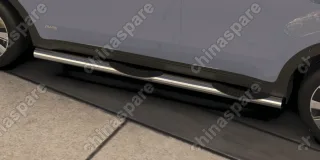 AFZDAKSP1604 Защита порогов d76 с проступями Arbori нерж. сталь для Kia SPORTAGE 2016-2018