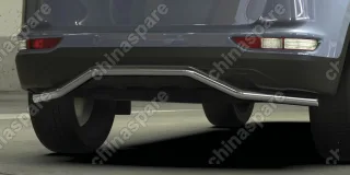 AFZDAKSP1608 Защита заднего бампера d57 "волна" Arbori нерж. сталь для Kia SPORTAGE 2016-2018