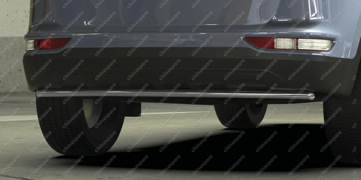 AFZDAKSP1609 Защита заднего бампера d42 Arbori нерж. сталь для Kia SPORTAGE 2016-2018