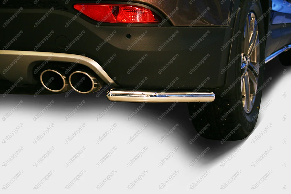 HYSF761626 Защита задняя уголки d42,Hyundai Santa Fe 2013-, HYSF.76.1626