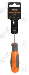 Отвертка шлицевая с эргономичной рукояткой 3*75мм