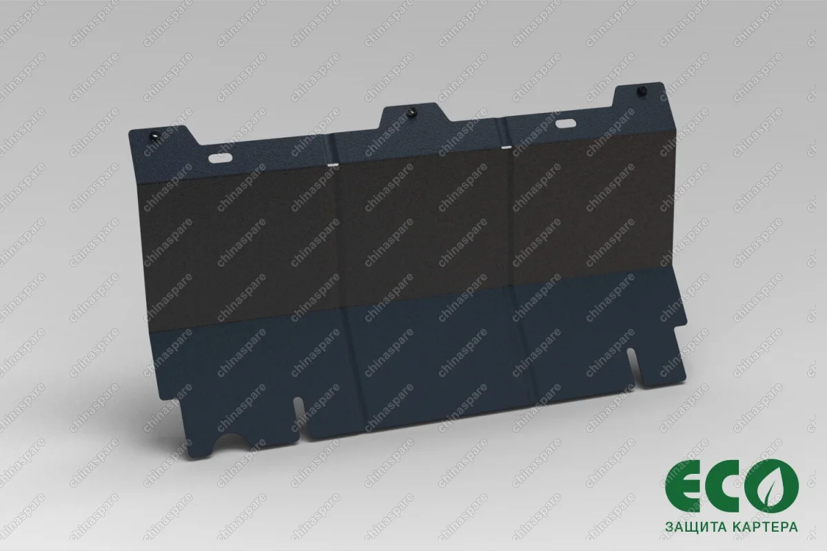 Комплект защиты радиатора и крепежа ECO, подходит для HAVAL H9 (15-18, 18->) 2,0 бензин/2,0 дизель МКПП/АКПП