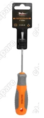 Отвертка шлицевая с эргономичной рукояткой 4*100мм
