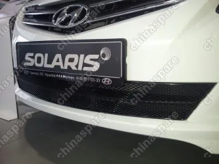 0125051415B Сетка на бампер внешняя для HYUNDAI Solaris 2014-2017, черн., 15 мм