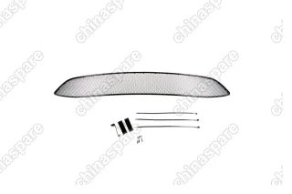 Сетка на бампер внешняя для NISSAN Qashqai 2014-2019, черн., 15 мм,  для автомобилей без переднего парктроника