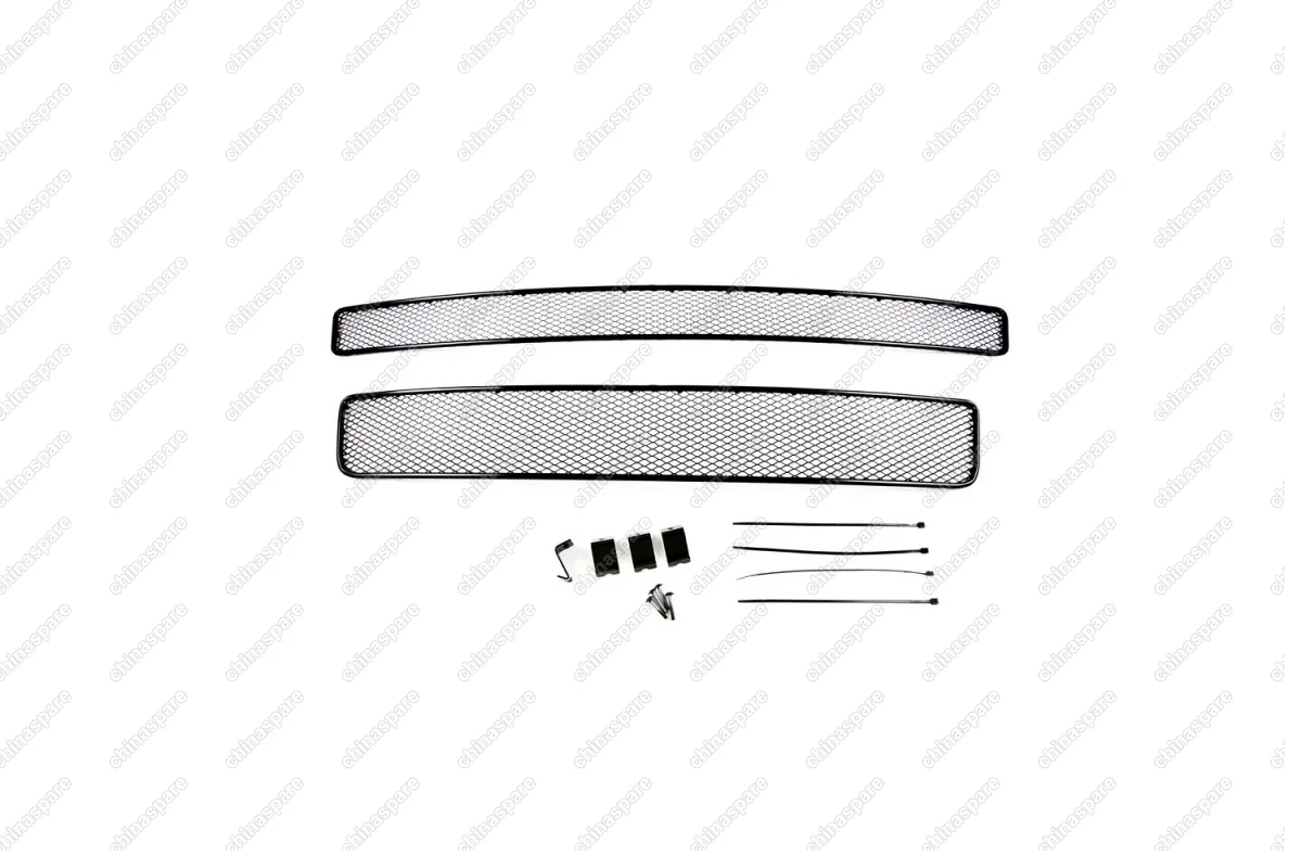 0156021415B Сетка на бампер внешняя для GAZEL Next 2014->, 2 шт., черн., 15 мм