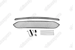 1391714151 Сетка на бампер внешняя для NISSAN Juke 2014->, 2 шт., черн., 15 мм